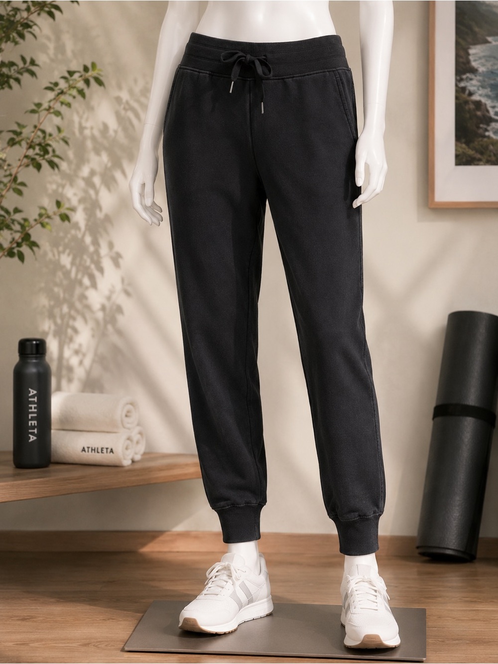 Athleta Balance Jogger Black XS Tall 31” Inseam Women’s Sweatpants